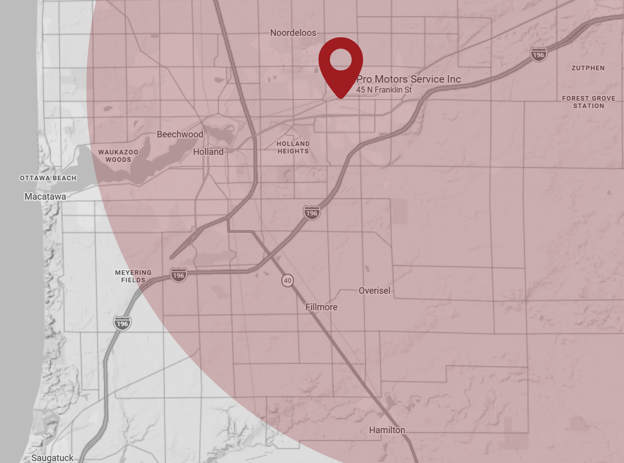 Pmt - Service Location Graphic