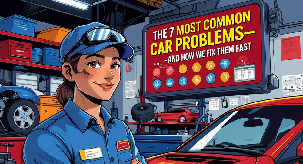 The 7 Most Common Car Problems — And How We Fix Them Fast
