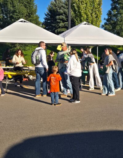 Crowd At Zeeland Birdbowl Tailgate